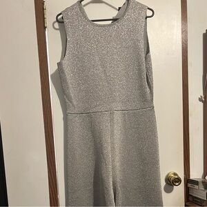 J. Crew Sparkling Gray Jumpsuit- NEW
